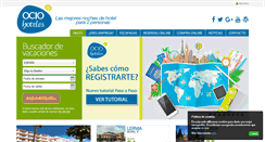 Desktop Screenshot of ociohoteles.com